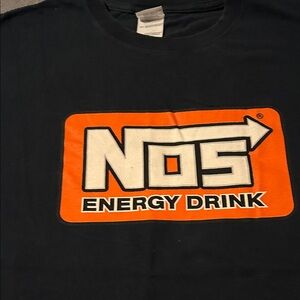 Gildan Black and Orange Short Sleeve Tee